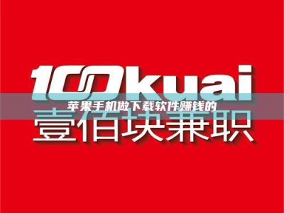 金华苹果手机做下载软件赚钱的